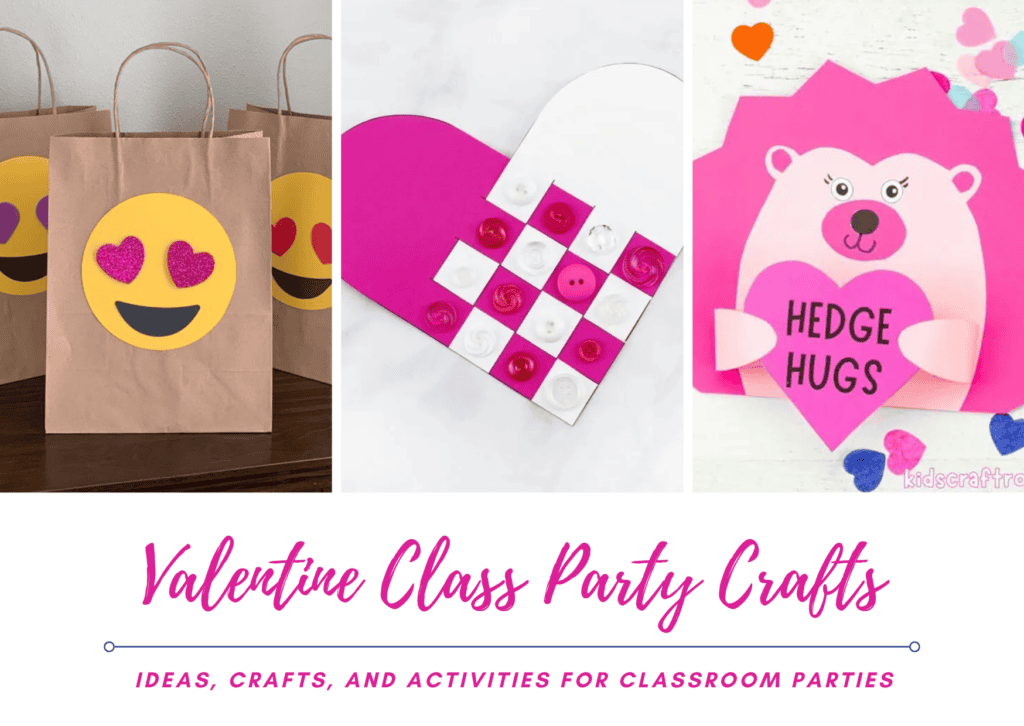 Valentine Class Party Crafts for Valentine's Day Classroom Parties
