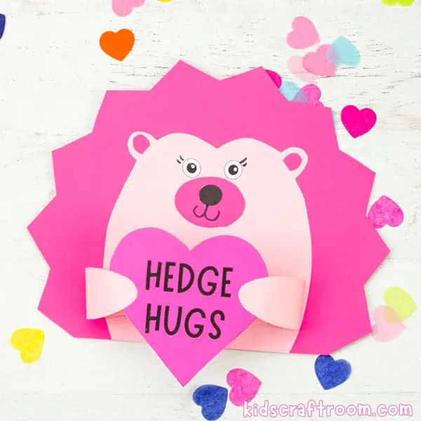 Valentine Hedgehog Craft