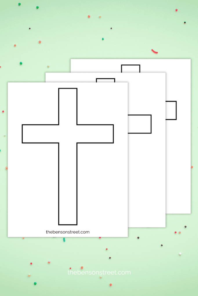 Cross Templates for Easter Crafting Free Printable