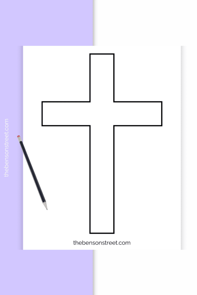 Free Printable Easter Cross Templates digital download