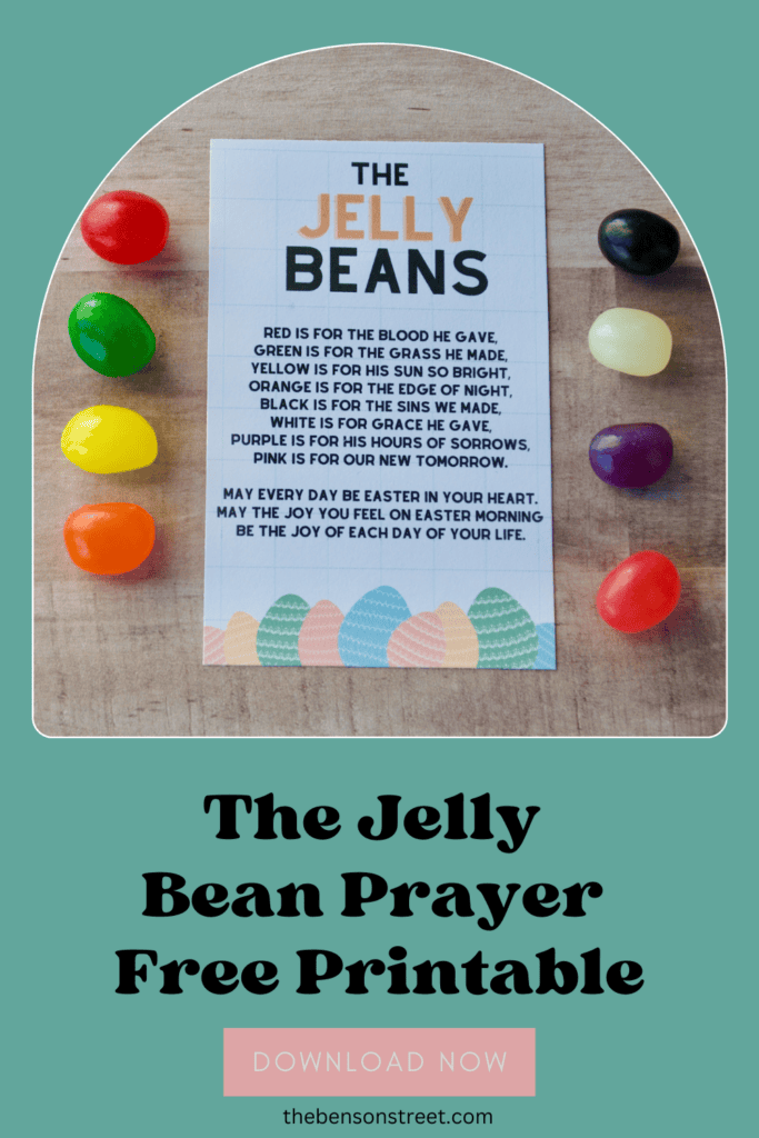 The Jelly Bean Prayer Free Printable Download Now