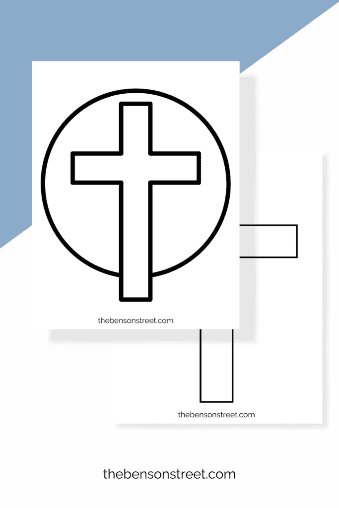 Two Cross Templates Free printables for crafting