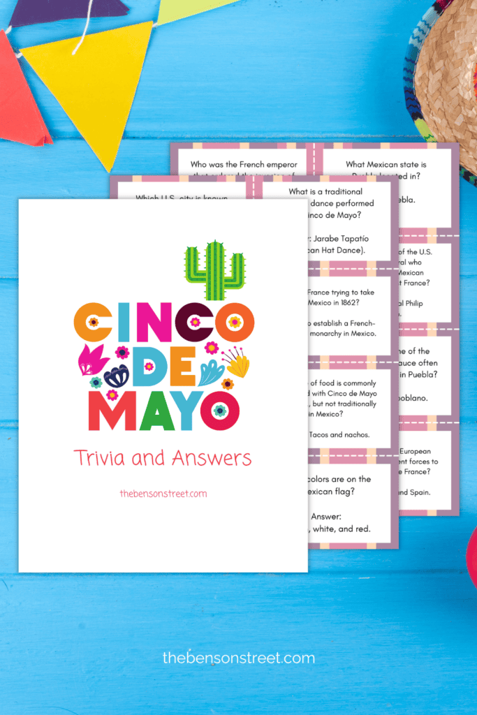 Free Printable Trivia Cards for Cinco de Mayo