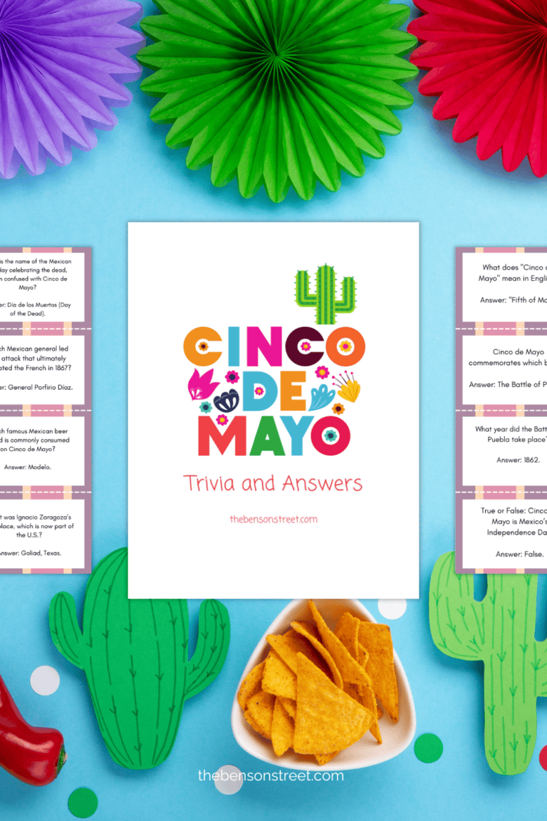 Freebie Trivia questions and answers for Cinco de Mayo