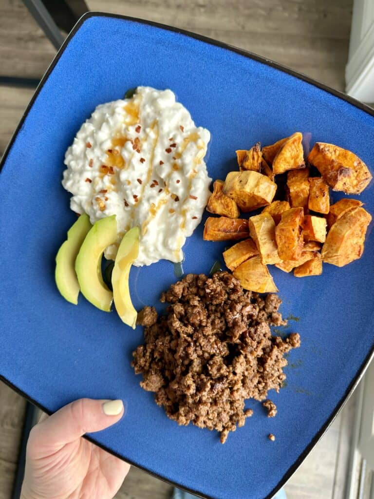 Viral Taco Cottage Cheese Sweet Potato Bowl Recipe