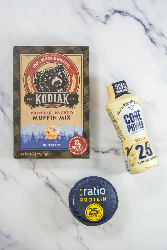 Ingredients for 3 Ingredient Protein Muffins