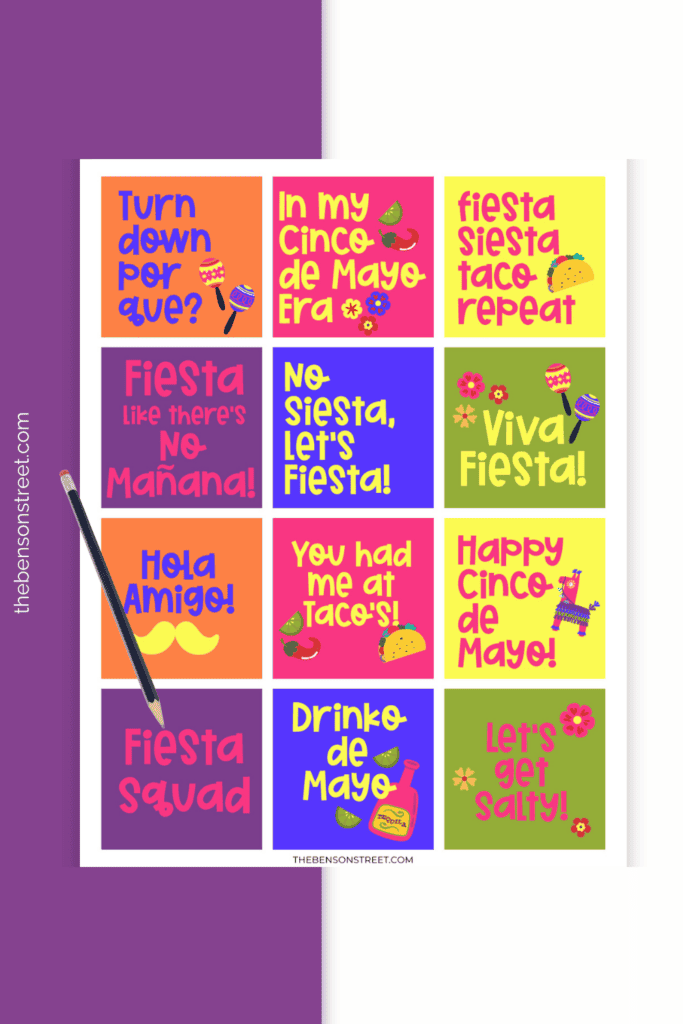 Labels to go with a free printable You've Been Piñata'd set