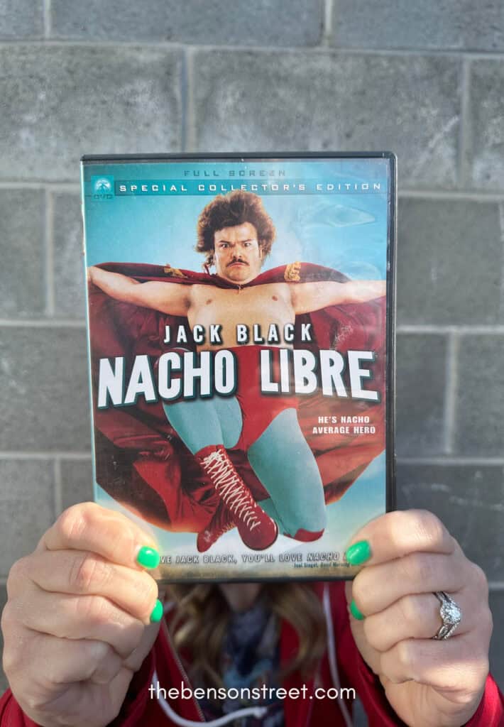 Photo of a DVD of Nacho Libre