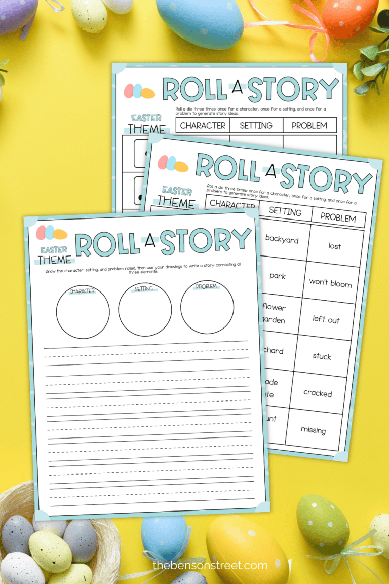 Quick creative writing activity for a fun Easter silly story