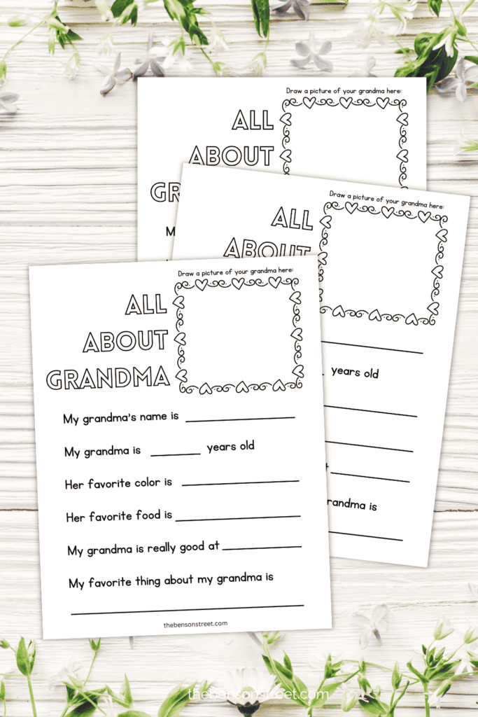 Write what you know about Grandma for Mother's Day