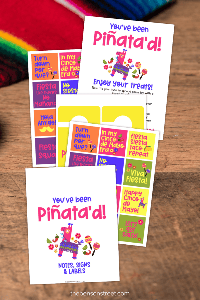 You've Been Piñata'd printables to spread the love this May