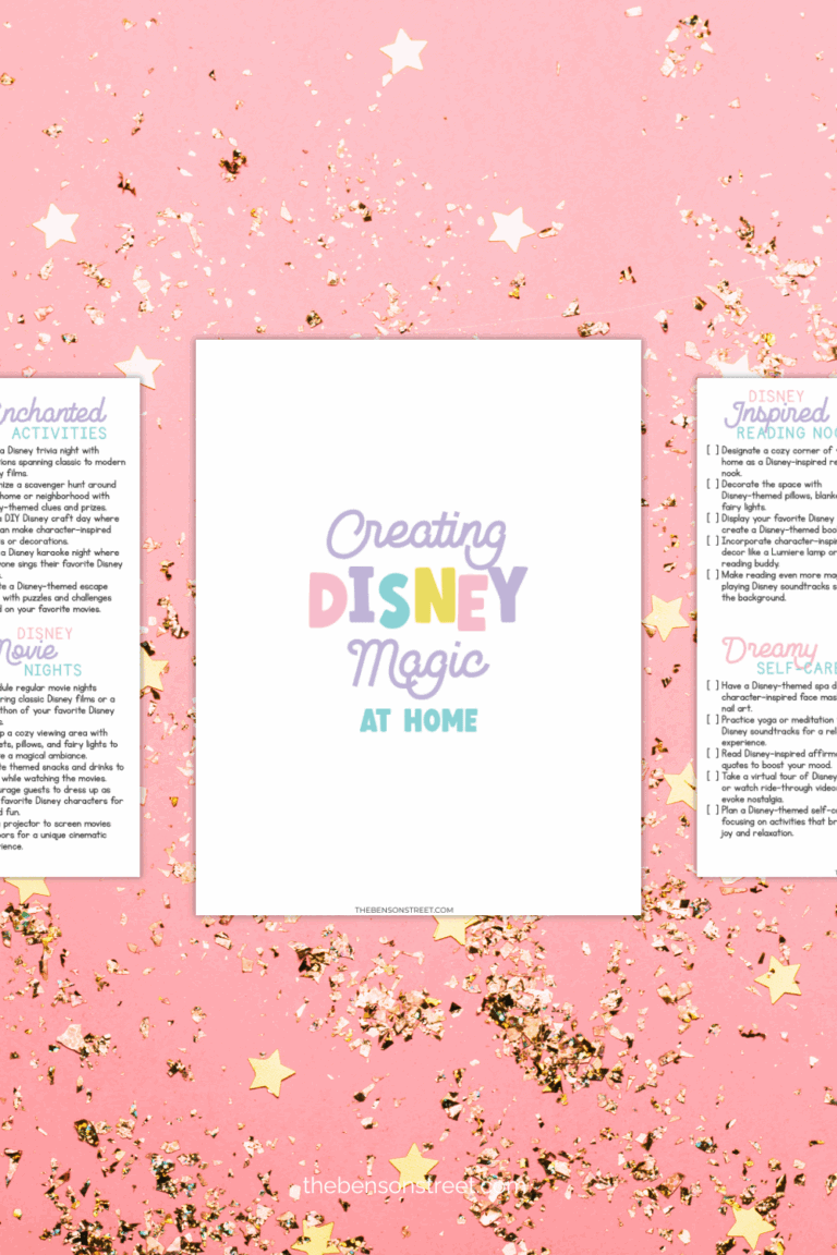 Create your own disney magic at home printable lists