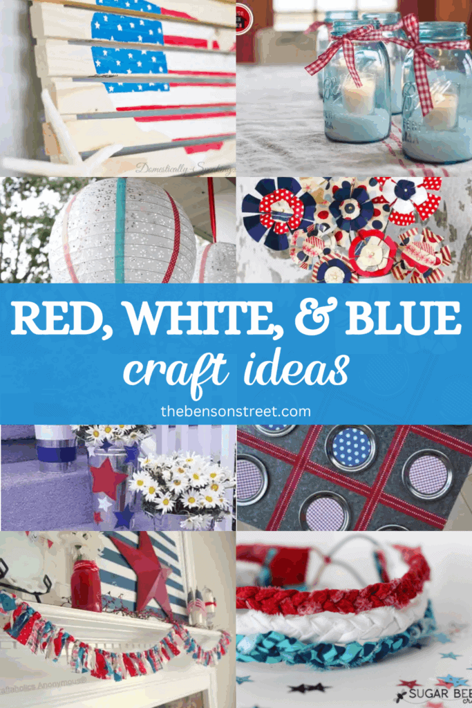 Red white & blue craft ideas