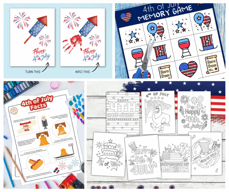 4th of July Printable Activities