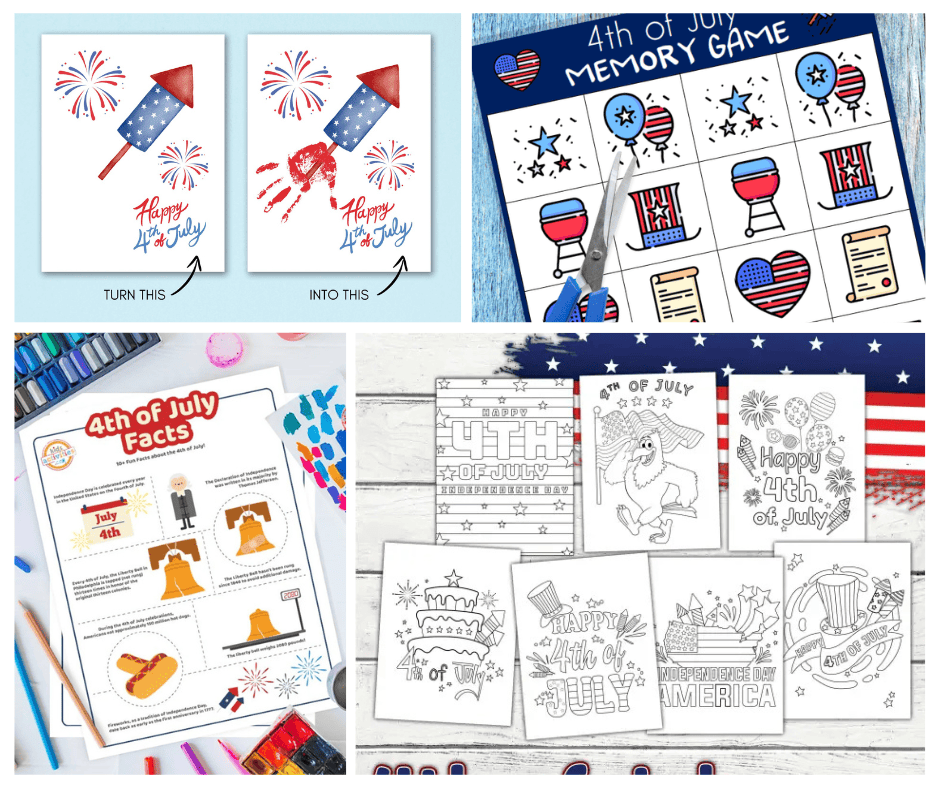 4th of July Printable Activities