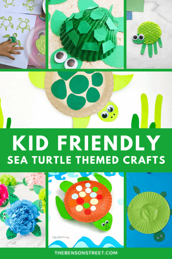 Kid Friendly Sea Turtle Themed Crafts
