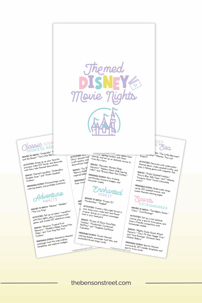 Simple ideas for throwing a movie night party with a theme