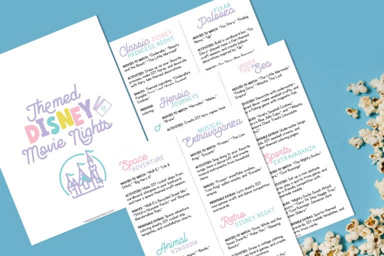 Disney movie night printable