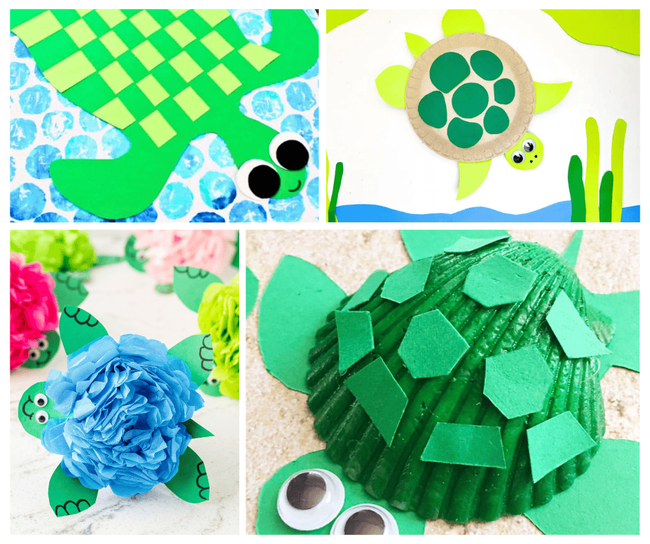 turtle crafts for kids to make this summer