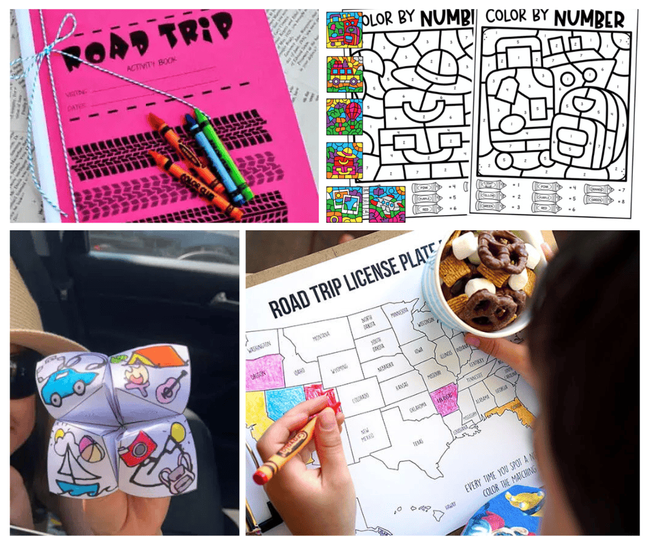 Road trip printables for kids