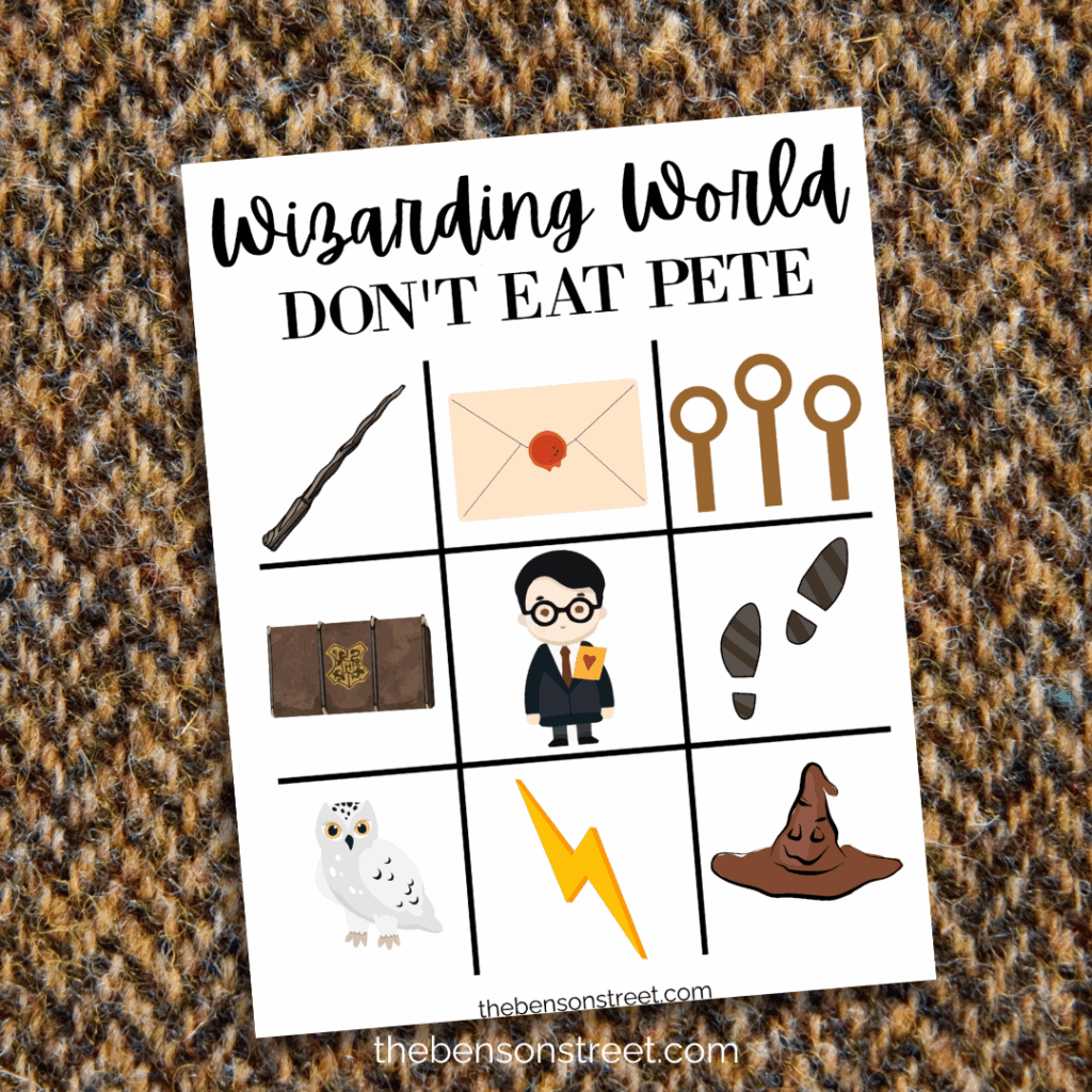 Wizarding world of Harry Potter Don't Eat Pete Game