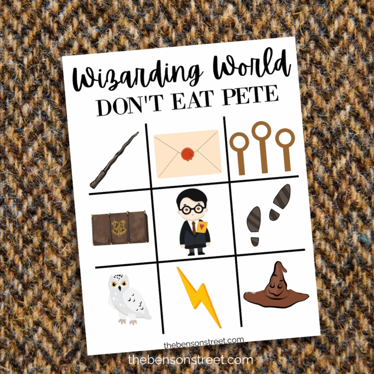 Wizarding world of Harry Potter Don't Eat Pete Game