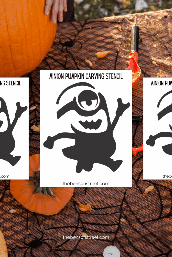 Adorable One Eyed Minion Pumpkin Carving Idea