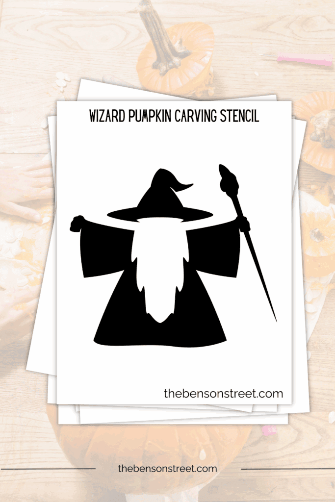 Dumbledore Wizard Harry Potter Stencil