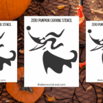 Free Printable Stencil to Carve a Zero Pumpkin