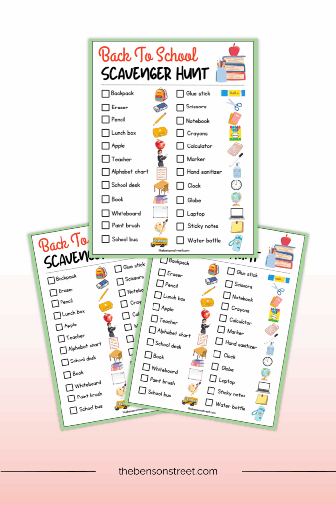 Fun first day of school activity with a free printable