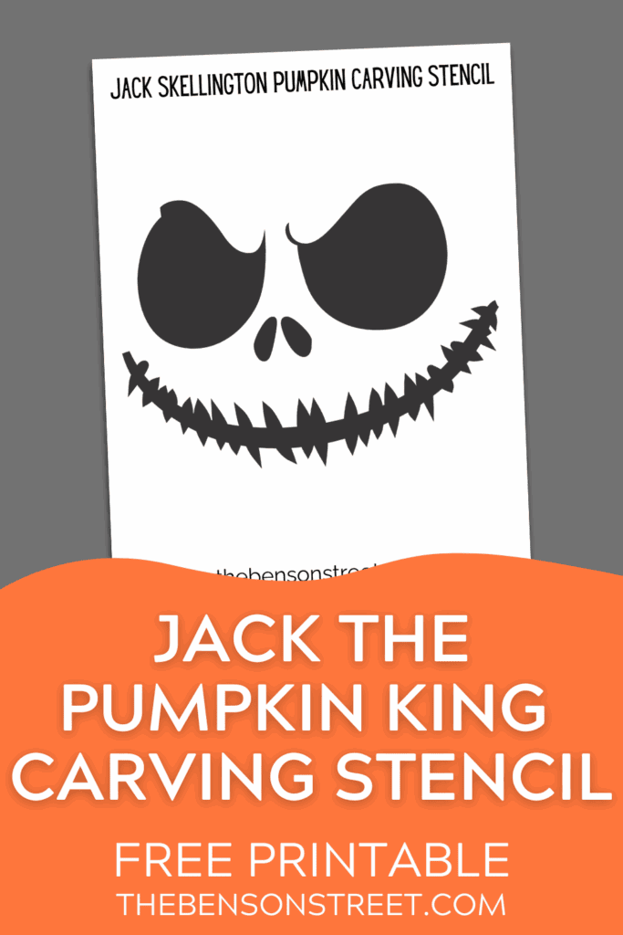 Jack the pumpkin king Pumpkin Carving Stencil free printable