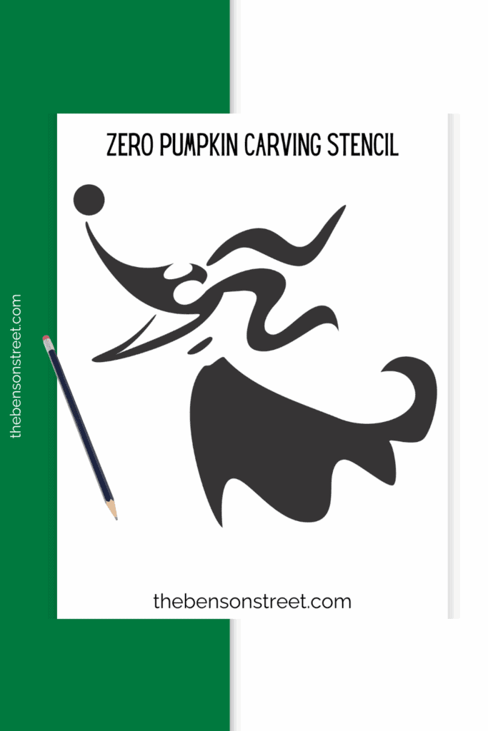 Zero Pumpkin Carving Stencil Template Pattern