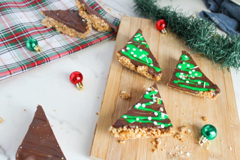 Easy peanut butter bar recipe that makes trees