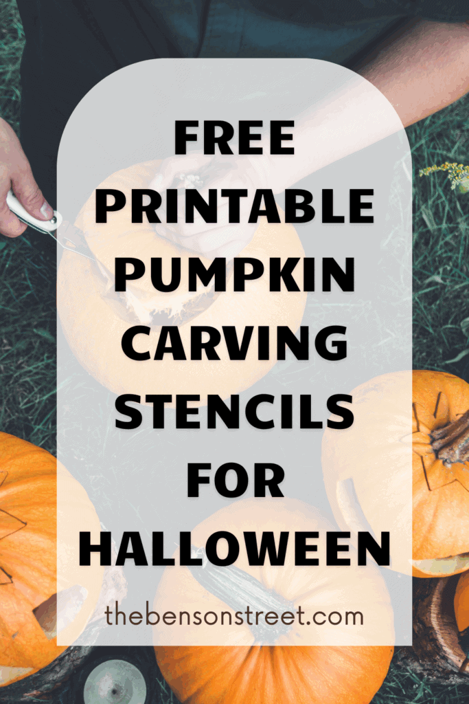 Free Printable Pumpkin Carving Stencils for Halloween
