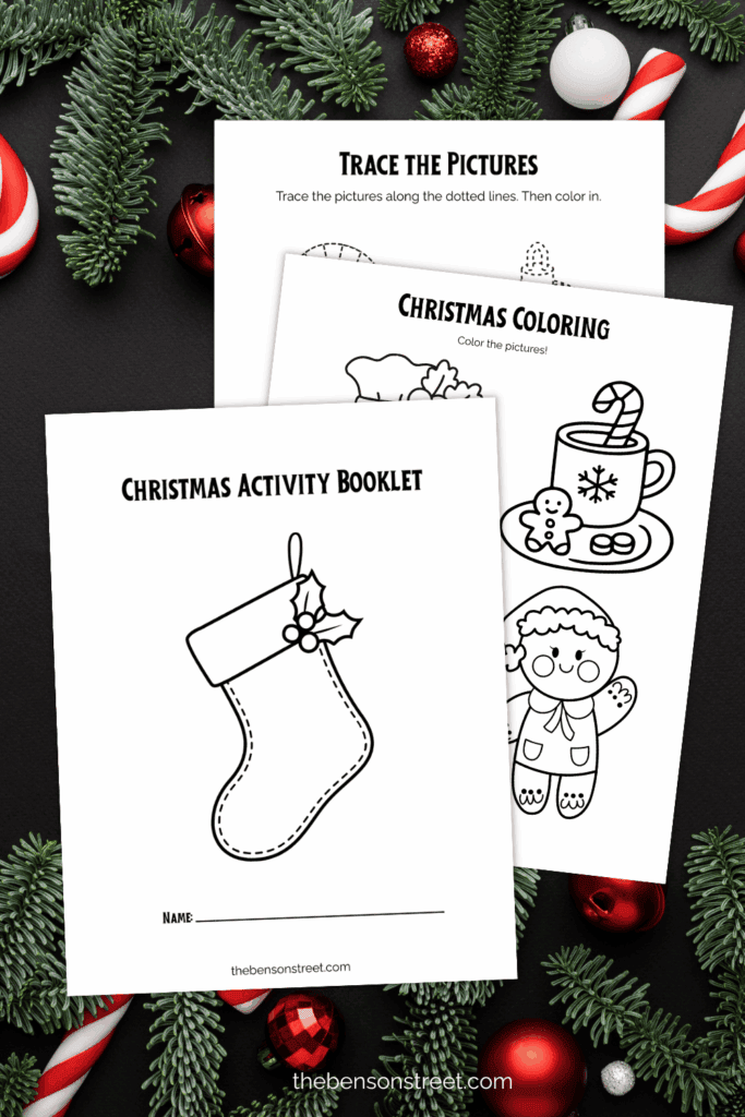 Free printable activities for Christmas