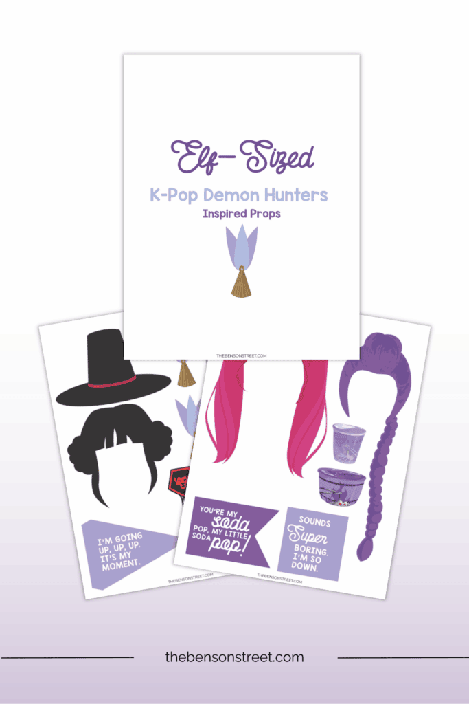 Elf signs and props for rumi, mira, zoey and more