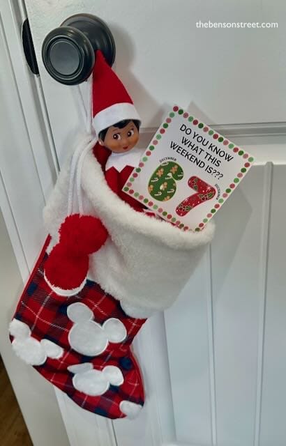 Free Printable 67 Elf on the Shelf Idea