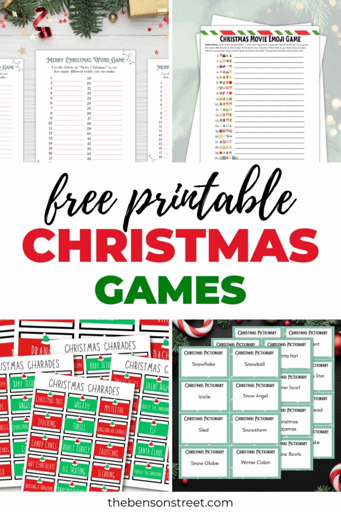 Free Printable Christmas Games
