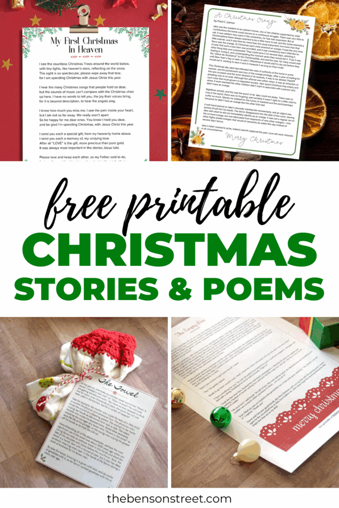 Free printable Christmas Stories and poems