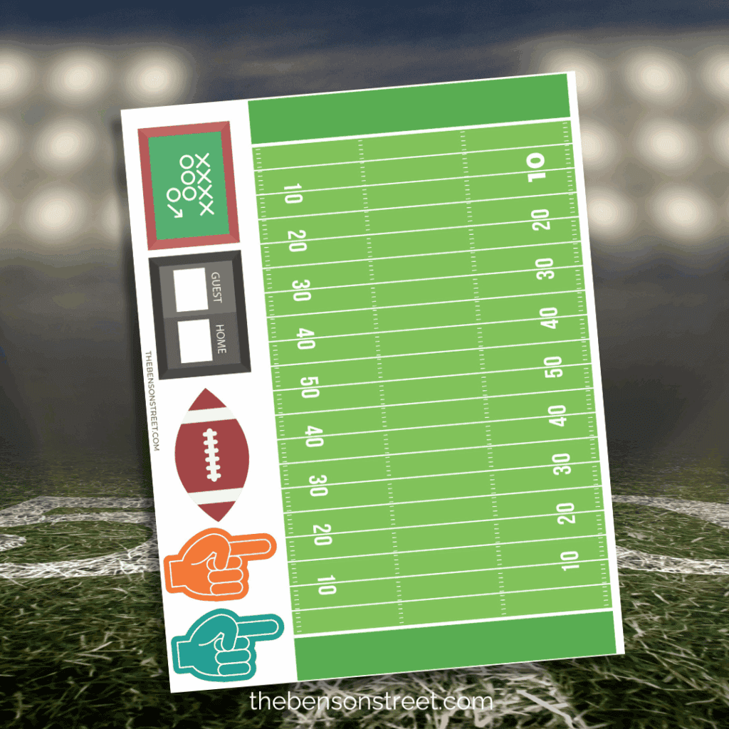 Elf football game set up