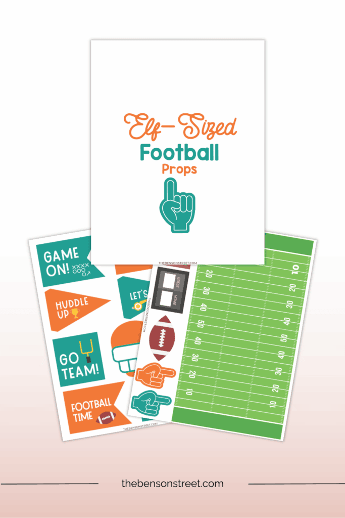 Quick and easy football game setup for scout elves