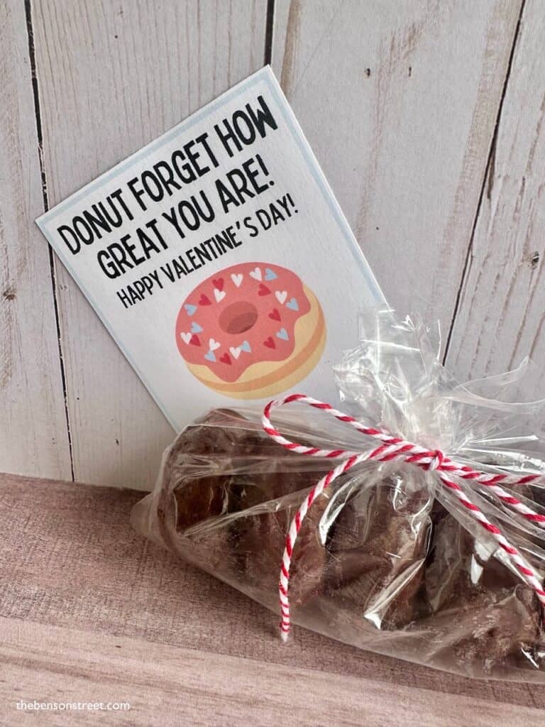 Cute donut forget how great you are valentine's day card