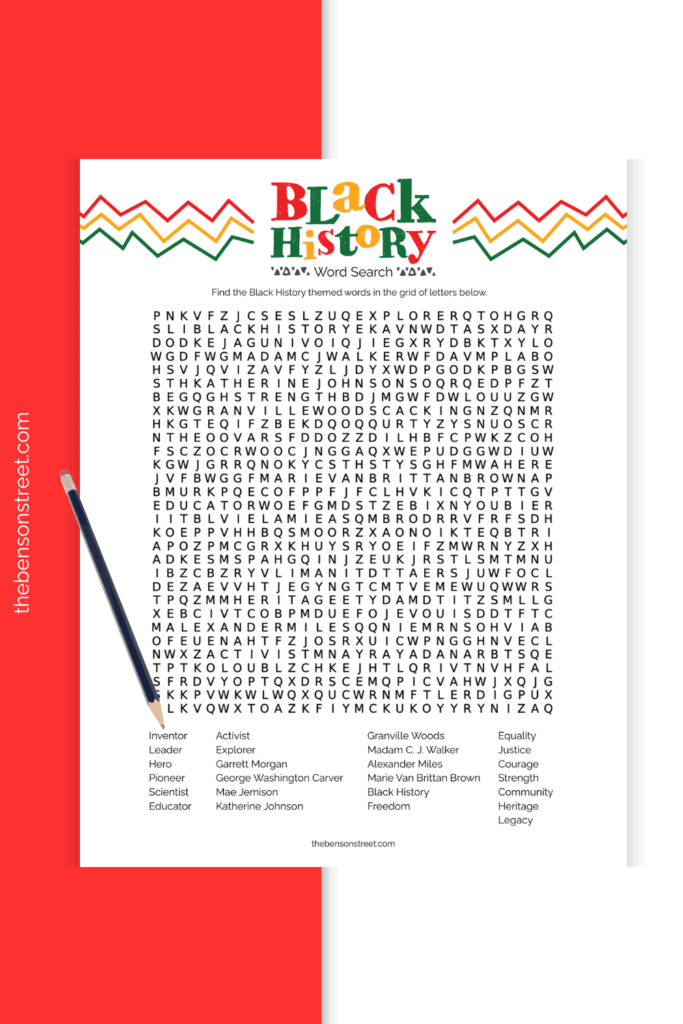 Find the History related words in this free printable word search
