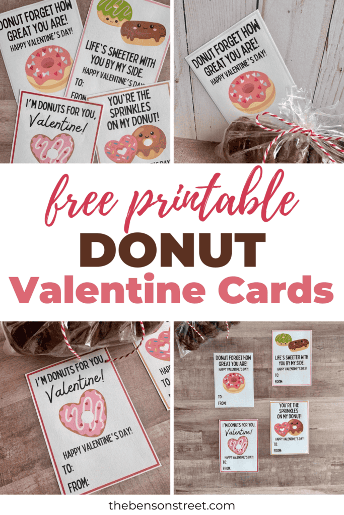 Free Printable Donut Valentine Cards