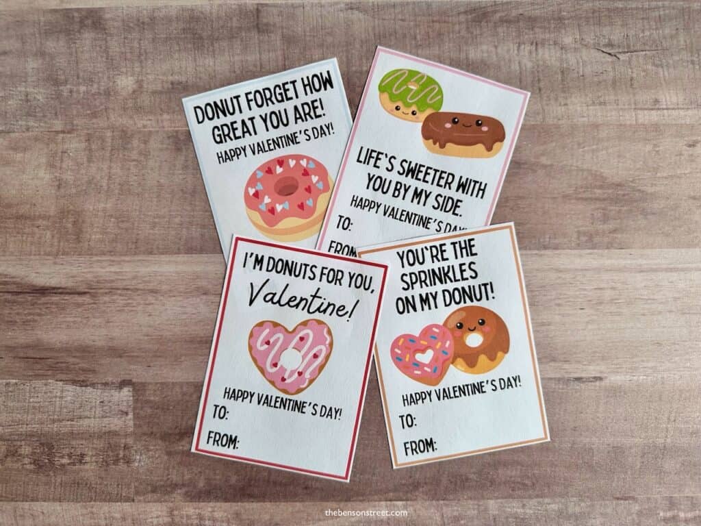 Free printable digital download printable valentines day cards