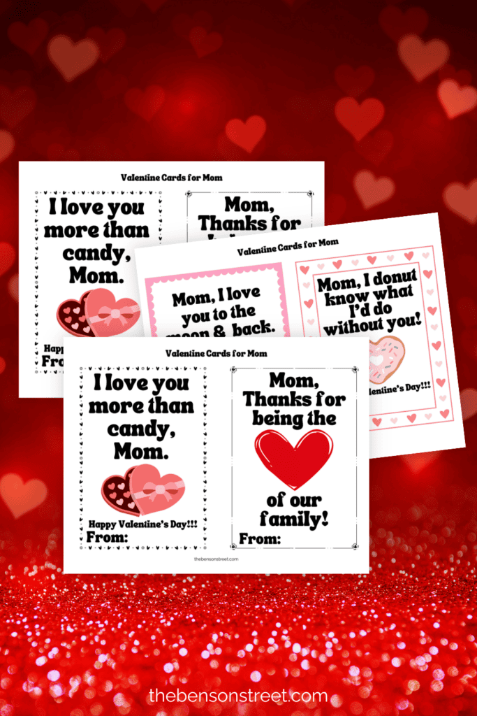 Free to print valentines for mom pdf file