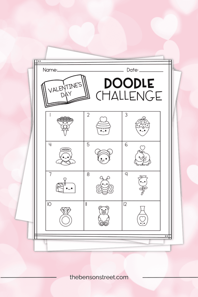 Ideas for what to doodle for Valentine's Day