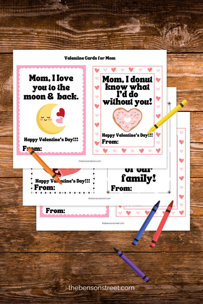 Make Valentine's Day special with a valentine card for mom