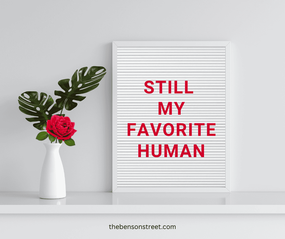 Still My Favorite Human Letter Board for Valentine's Day