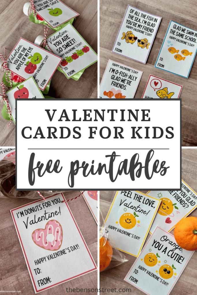 Valentine Cards for Kids Free Printable